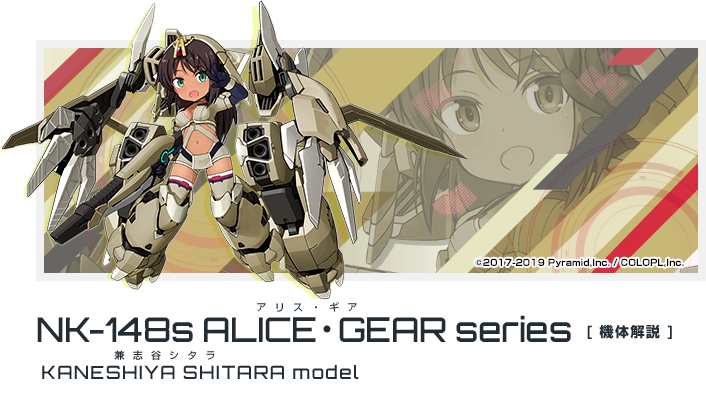 NK-148ｓ　アリス・ギア シリーズ　兼志谷シタラ model