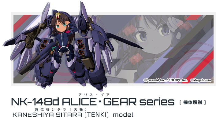 NK-148dアリス・ギア シリーズ 兼志谷 シタラ【天機】 model