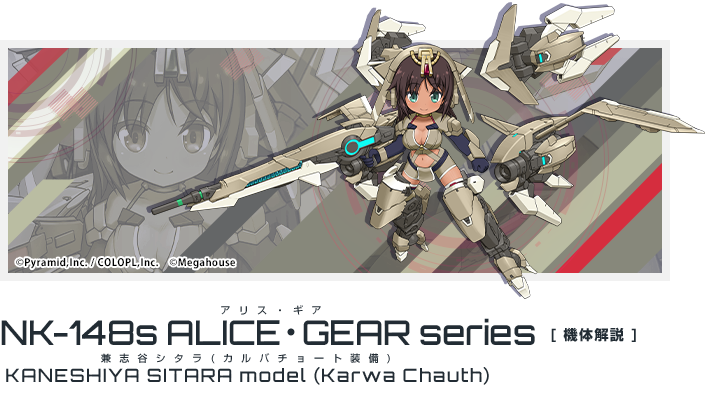 NK-148sアリス・ギア シリーズ 兼志谷 シタラ model(カルバチョート装備)