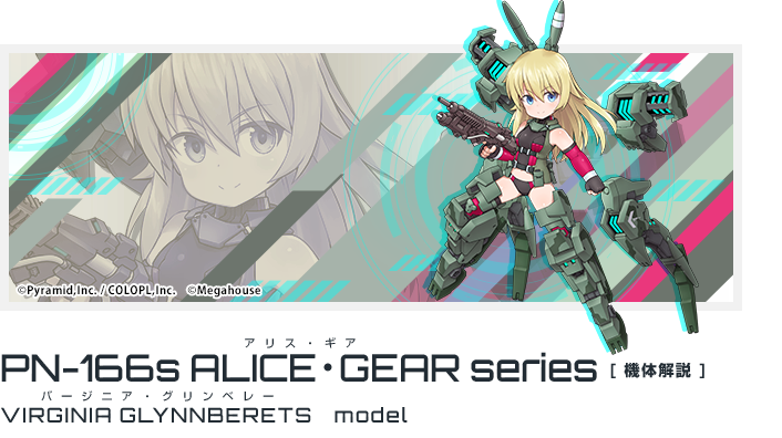 PN-166s アリス・ギア・アイギス　バージニア・グリンベレー