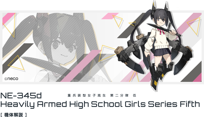 NE-345d 重兵装型女子高生 第二分隊 伍