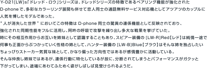 Y-021[LW]s「ドレッド-ロウ」