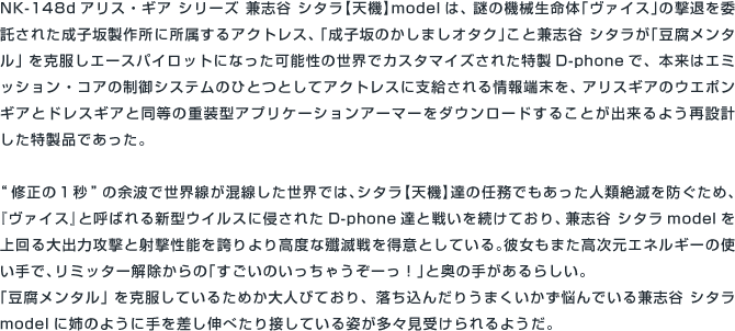 NK-148dアリス・ギア シリーズ 兼志谷 シタラ【天機】 model