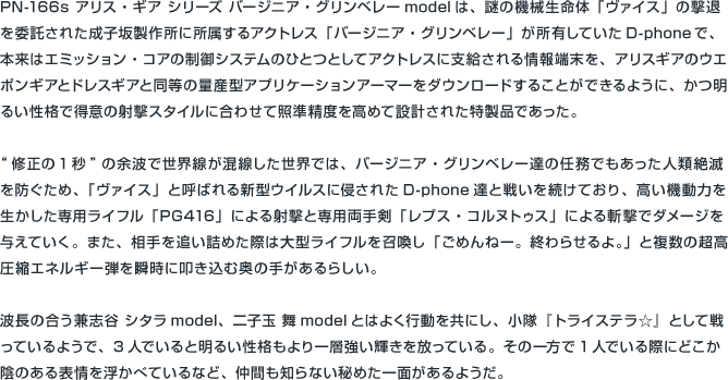 PN-166s アリス・ギア・アイギス　バージニア・グリンベレー
