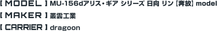 MU-156dアリス・ギア シリーズ 日向 リン【奔放】model